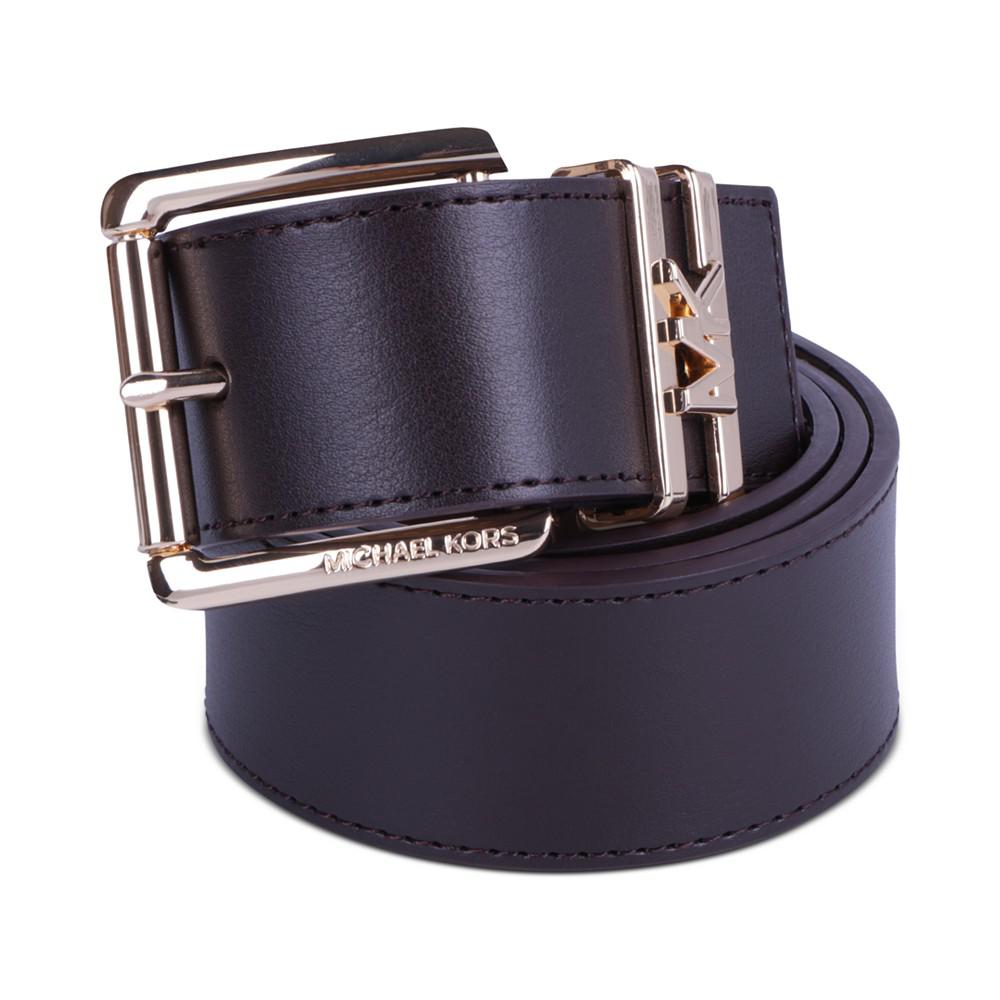 Michael Kors Women's Genuine Leather Logo Belt
