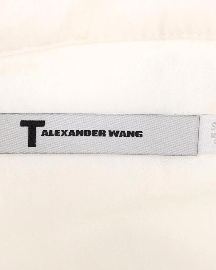 Alexander Wang T Alexander Wang Utility Jumpsuit in White Cotton 4