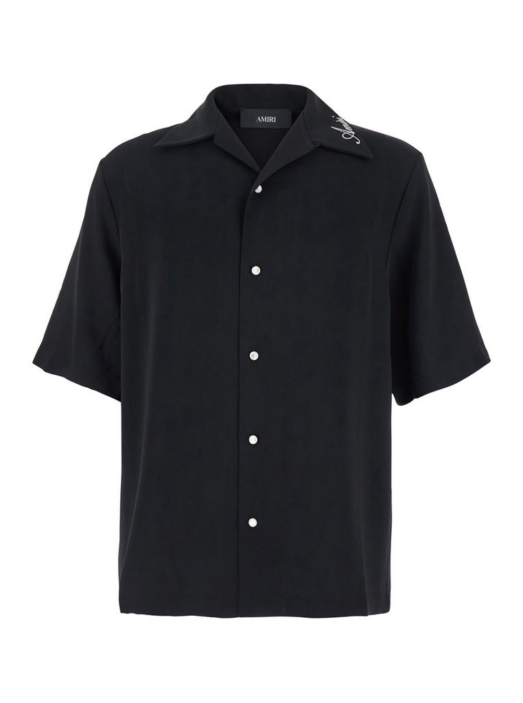 AMIRI Amiri MA Logo Embroidered Short-Sleeved Shirt