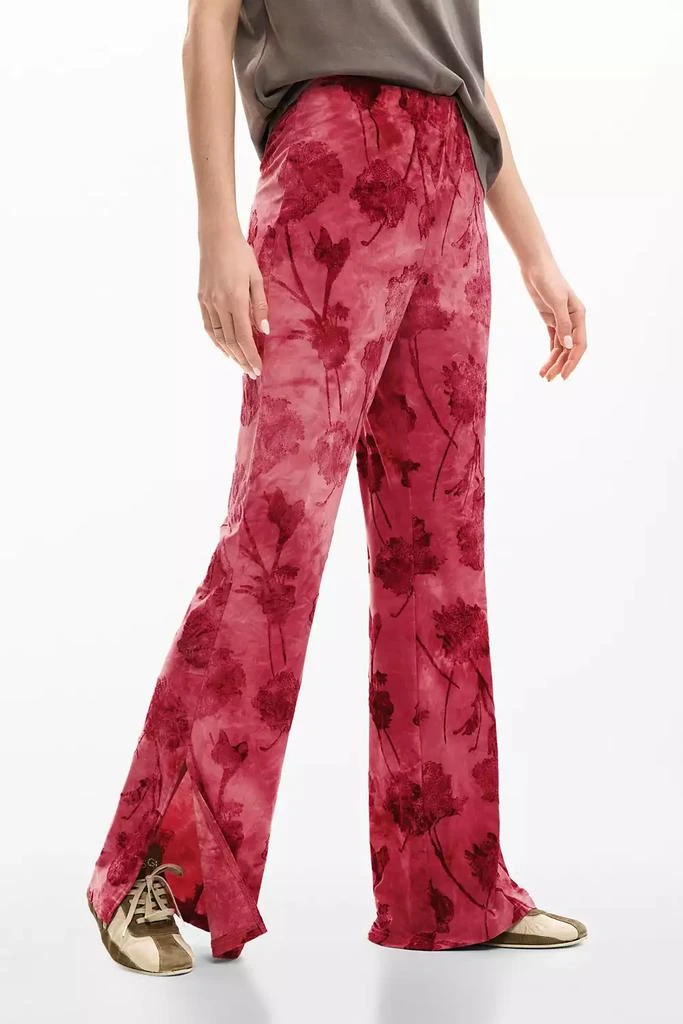 Desigual Women
s Embroidered flower trousers