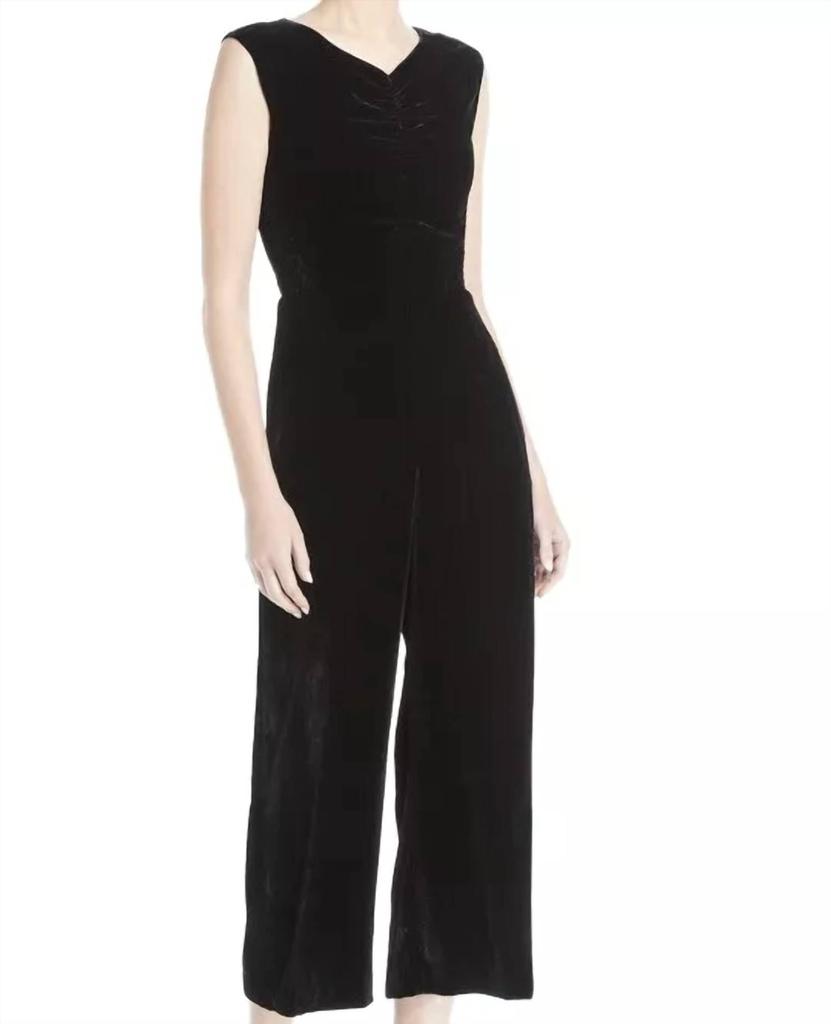 Rebecca Taylor Rebecca Taylor - SLEEVELESS RUCHED VELVET JUMPSUIT