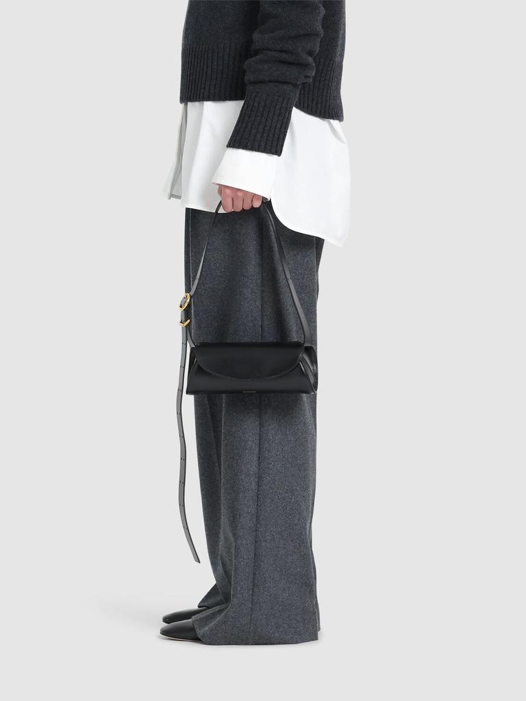 【JIL SANDER】CANNOLO MINI SHOULDER BAG Jil Sander Cannolo Mini leather shoulder bag Jil Sander