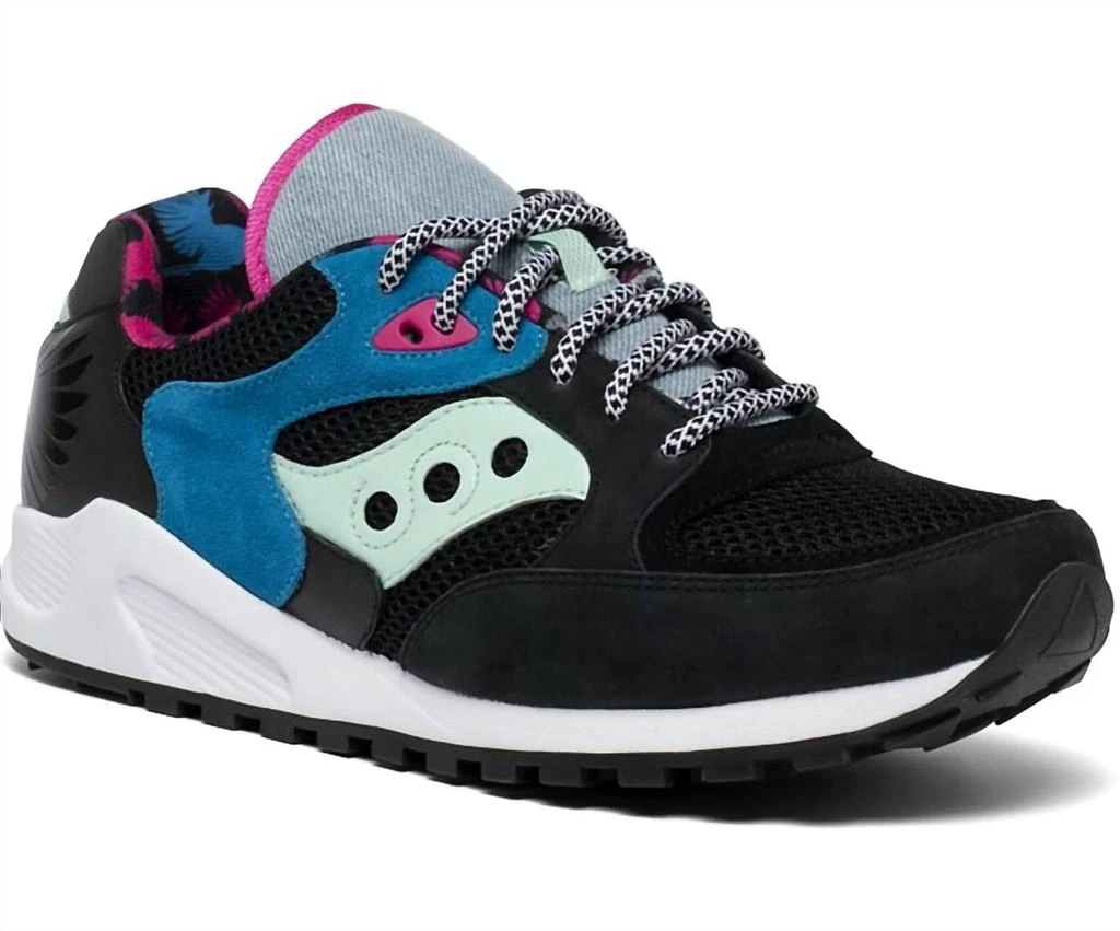 SAUCONY Unisex - Jazz 4000 Sneaker In Black/blue/pink 1