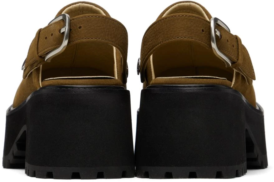 Marge Sherwood Tan 70's Clogs 2