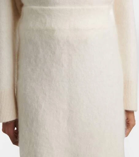 Lisa Yang Asta brushed cashmere midi skirt 4