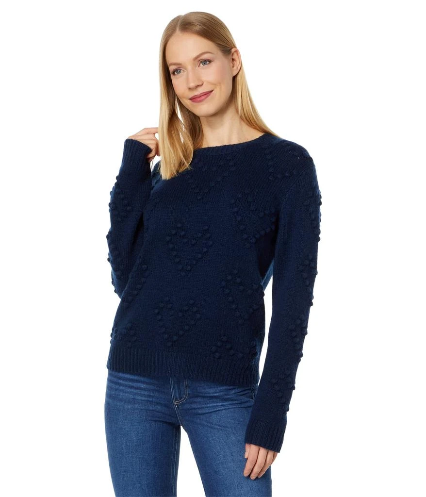 Splendid Daphne Bobble Heart Sweater 1