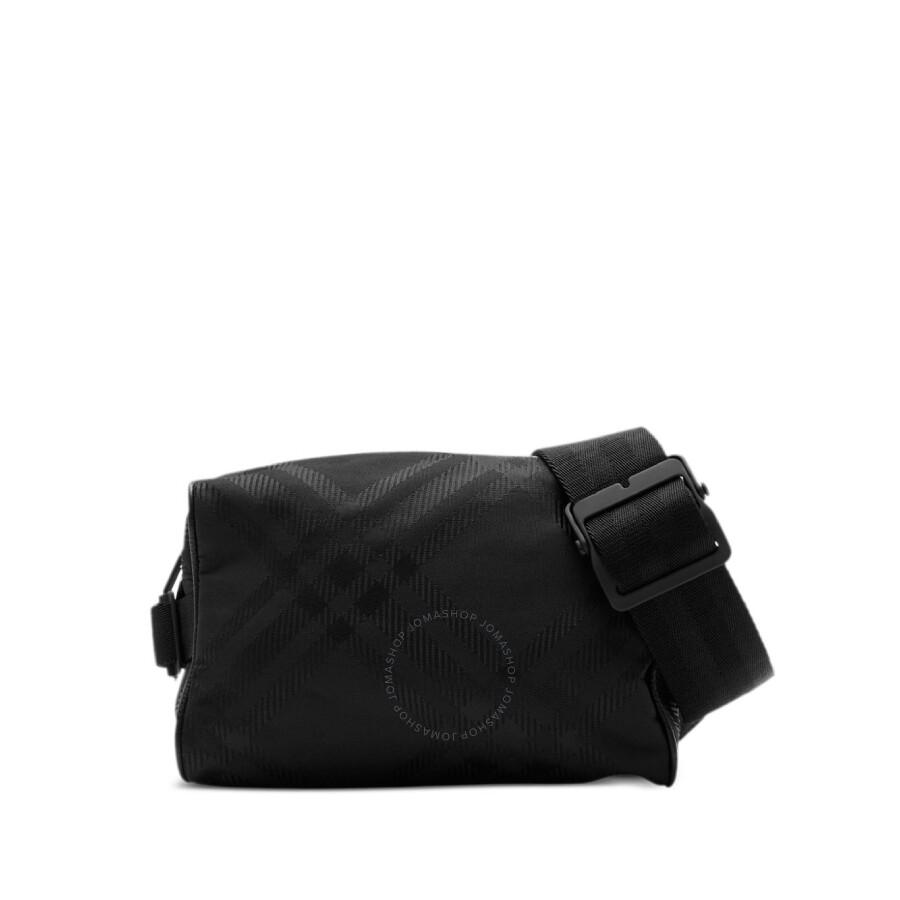 Burberry Check-Jacquard Zipped Belt Bag