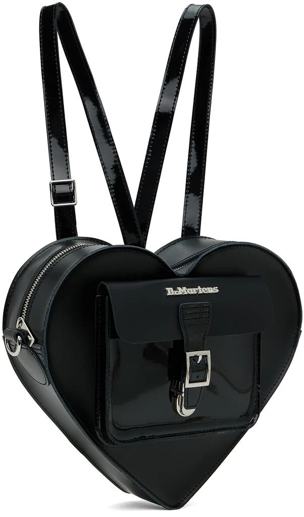 Dr. Martens Black Heart Shaped Leather Backpack 2