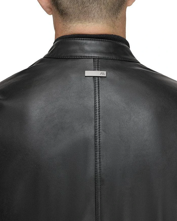 Andrew Marc Viceroy Leather Full Zip Moto Jacket 8