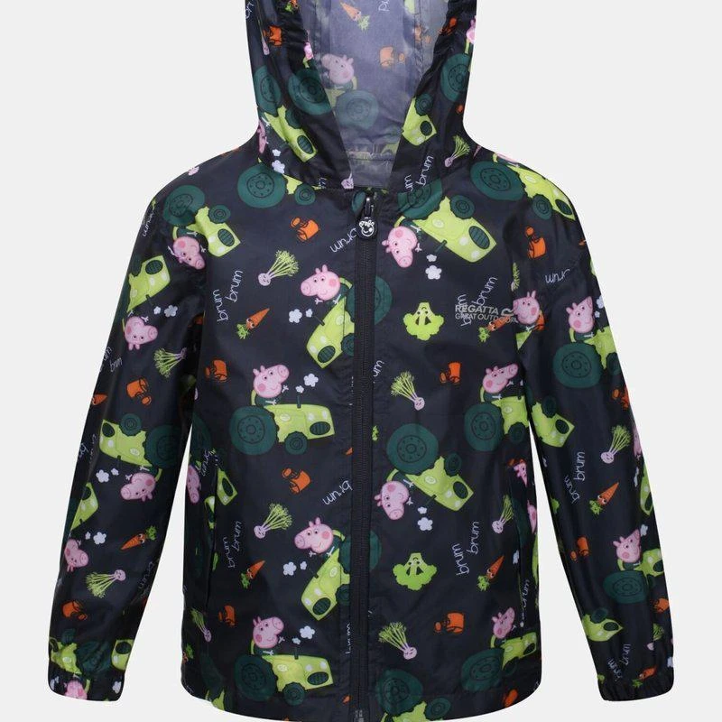 Regatta Childrens/Kids Peppa Pig Packaway Raincoat 3-4 YEARS 1