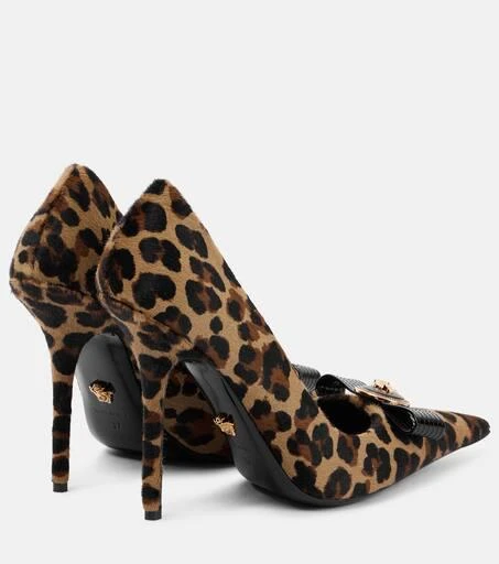 Versace La Medusa animal-print calf hair pumps 2