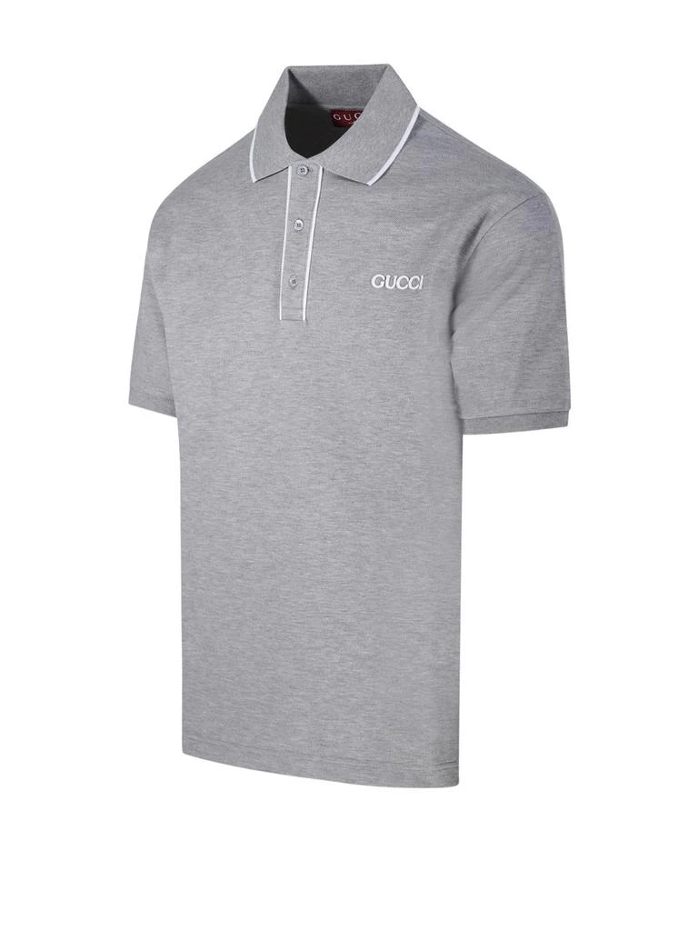 Gucci Gucci Logo Embroidered Short-Sleeve Polo Shirt 3