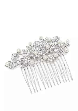 Belk Silver Tone Flower Hair Pin