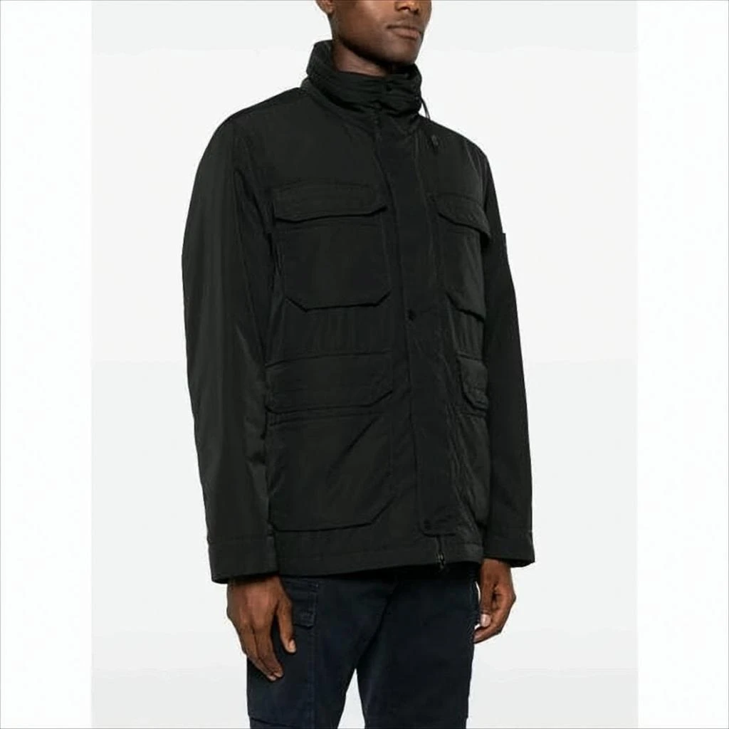 Stone Island Padded Jacket with High Collar 3
