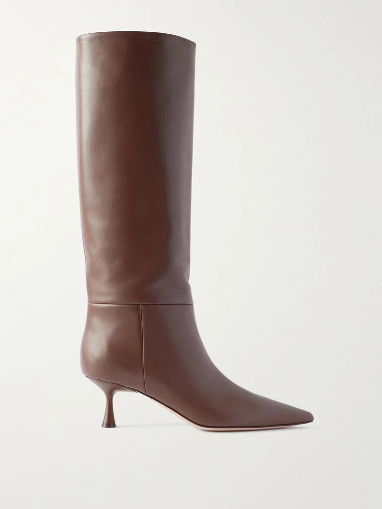 Gianvito Rossi Vitello Glove 55 皮革靴子  - IT36 1