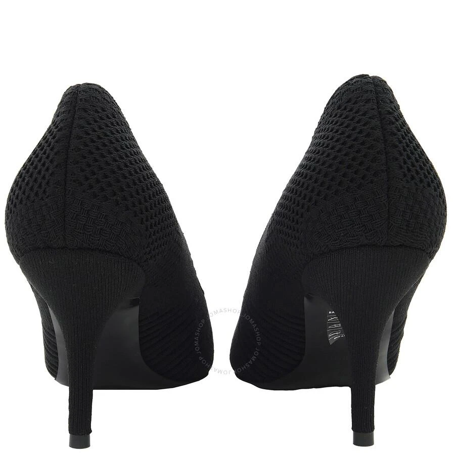 Balenciaga Knife Pumps In Black Textured Knit 3
