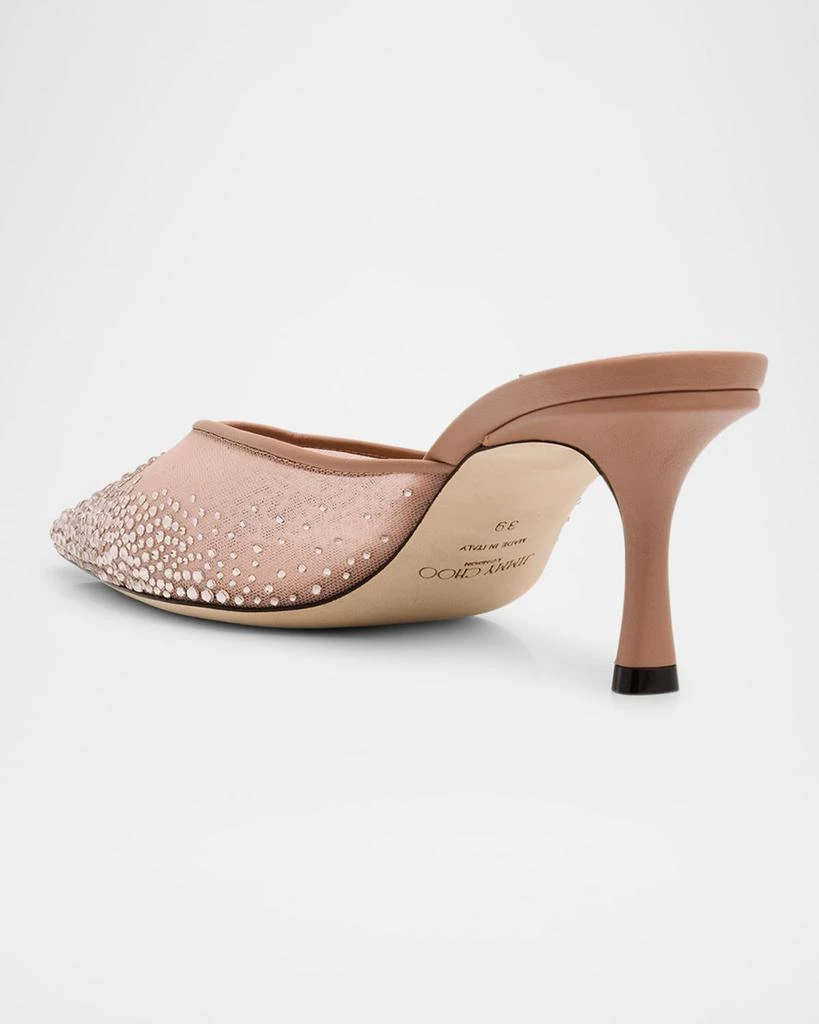 Jimmy Choo Vivi Crystal Mesh Mule Pumps 4