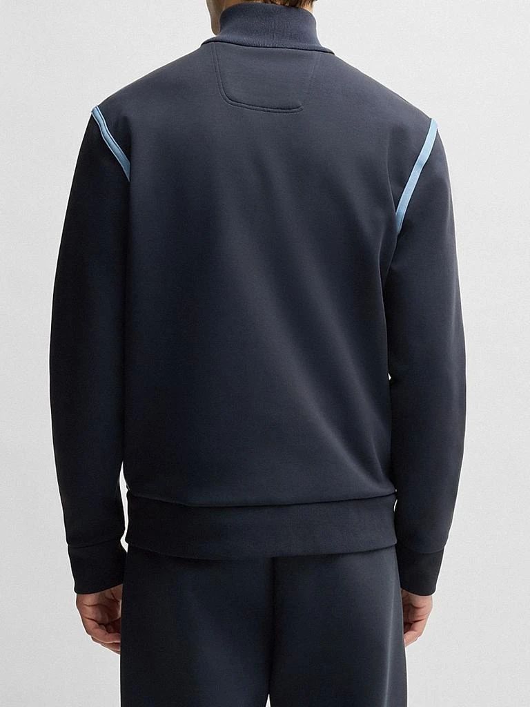 Hugo Boss Zip-Up Sweatshirt with Logo Artwork 4