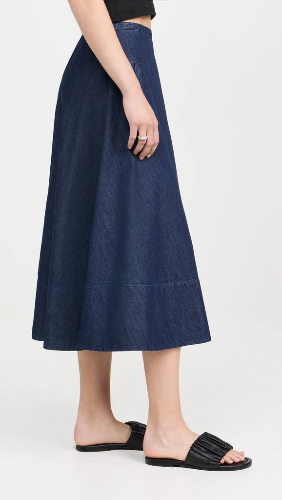 Tibi Summer Denim Circle Skirt 3