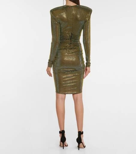 Alexandre Vauthier Crystal-embellished jersey minidress 3