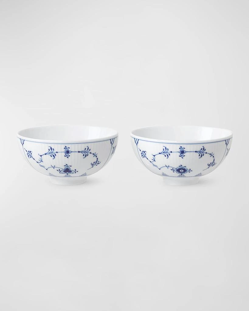 ROYAL COPENHAGEN Fluted Rice Bowls, Set of 2 1