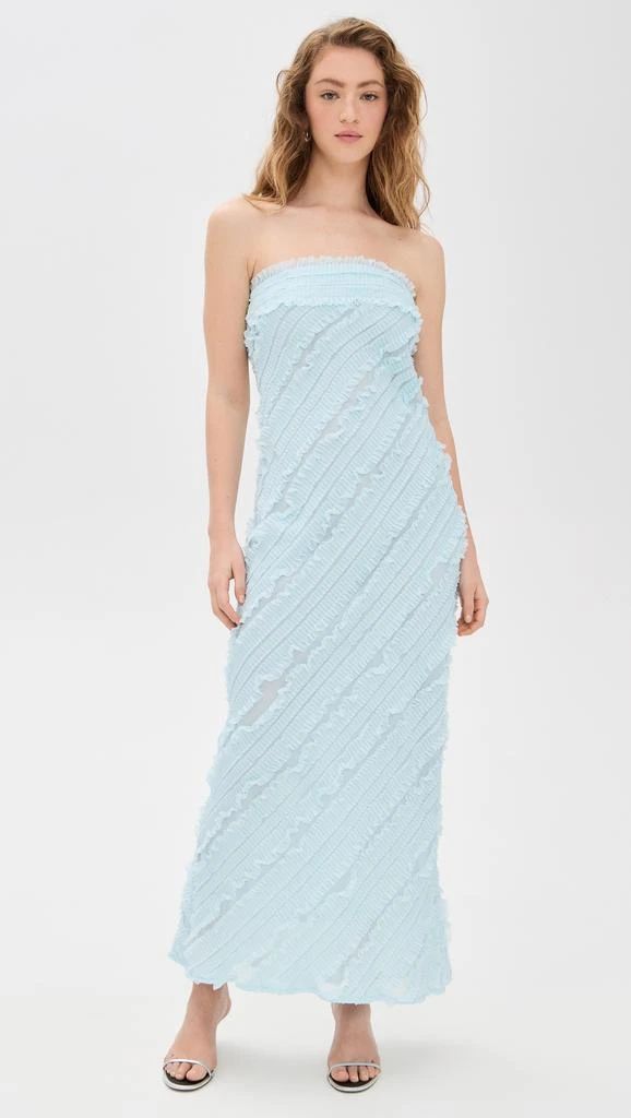 Endless Rose Strapless Ruffled Maxi Dress 1