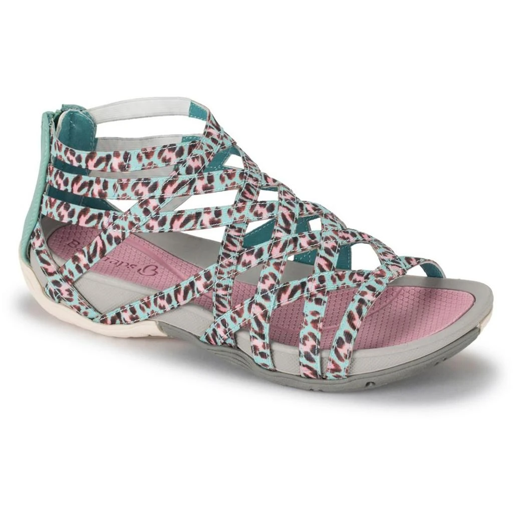 Baretraps Samina Womens Criss Cross Stretch Gladiator Sandals 7