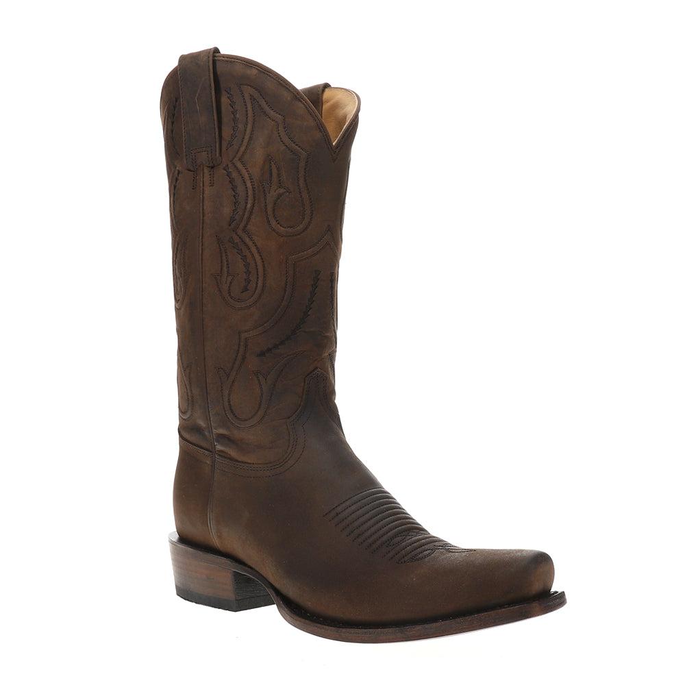 STETSON Paxton Embroidered Snip Toe Boots