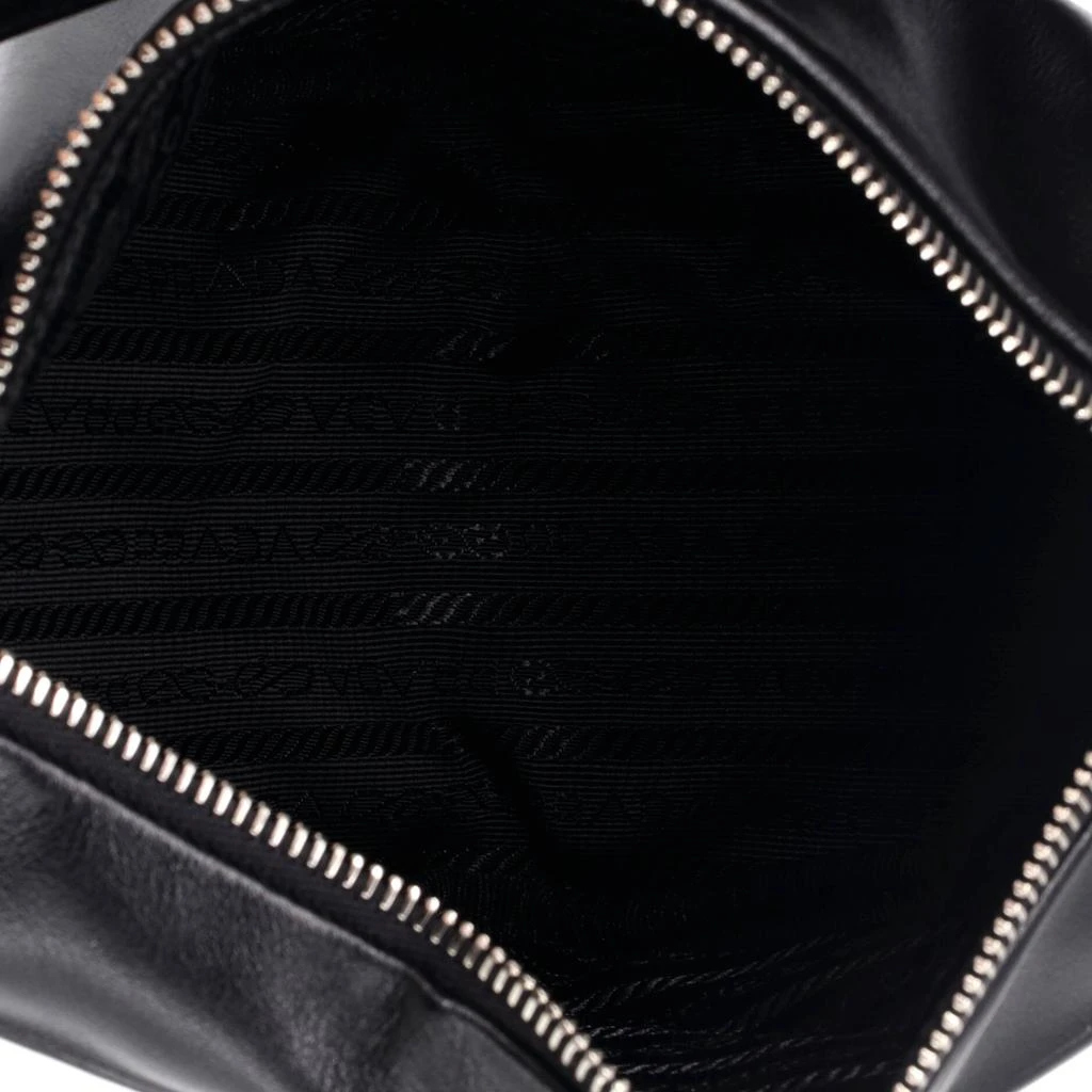 Prada Triangle Logo Zip Crossbody Bag Leather Small 4