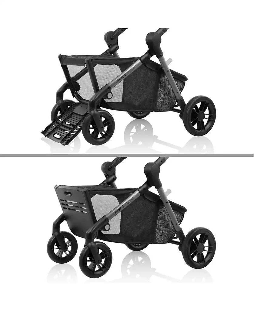 Evenflo Pivot Troop Child Pet Modular Travel System with Litemax ICS 22