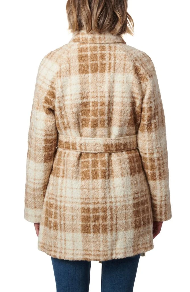 Bernardo Plaid Faux Shearling Jacket 2