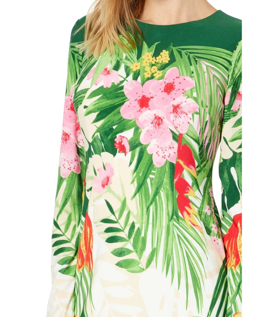Maggy London Long Sleeve Floral Sheath Dress 3