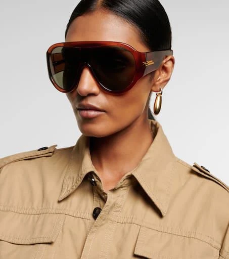 Bottega Veneta Scudo shield sunglasses 3