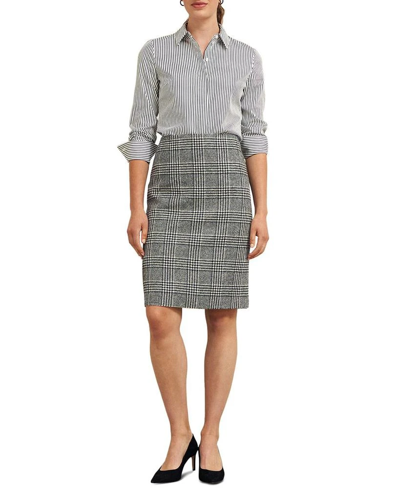 HOBBS LONDON Brea Plaid Skirt 4