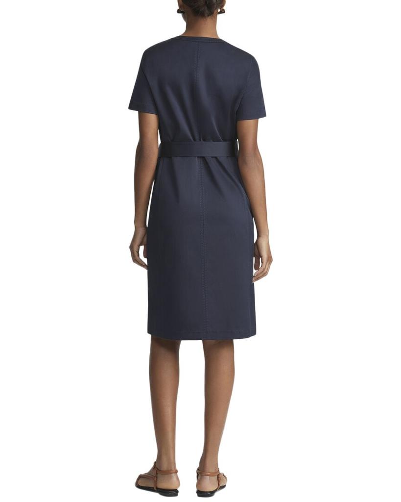 Lafayette 148 New York Belted Zip Front Dress