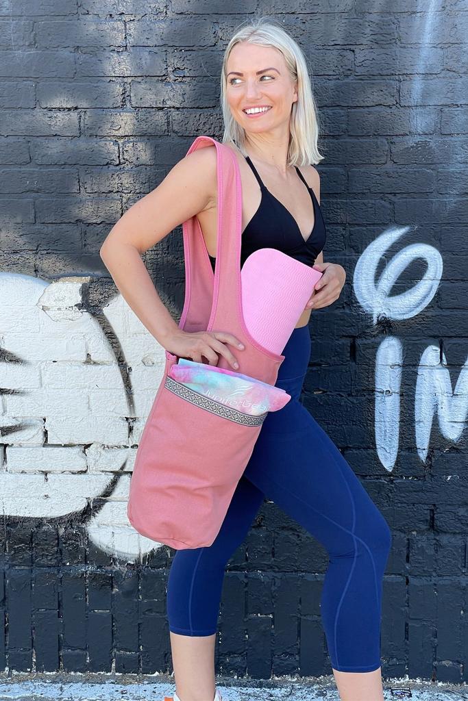 PROXXI Jupitergear Yoga Mat Carrying Tote Bag with Large Size Pockets | Multipurpose and Fit Most Size Mats
