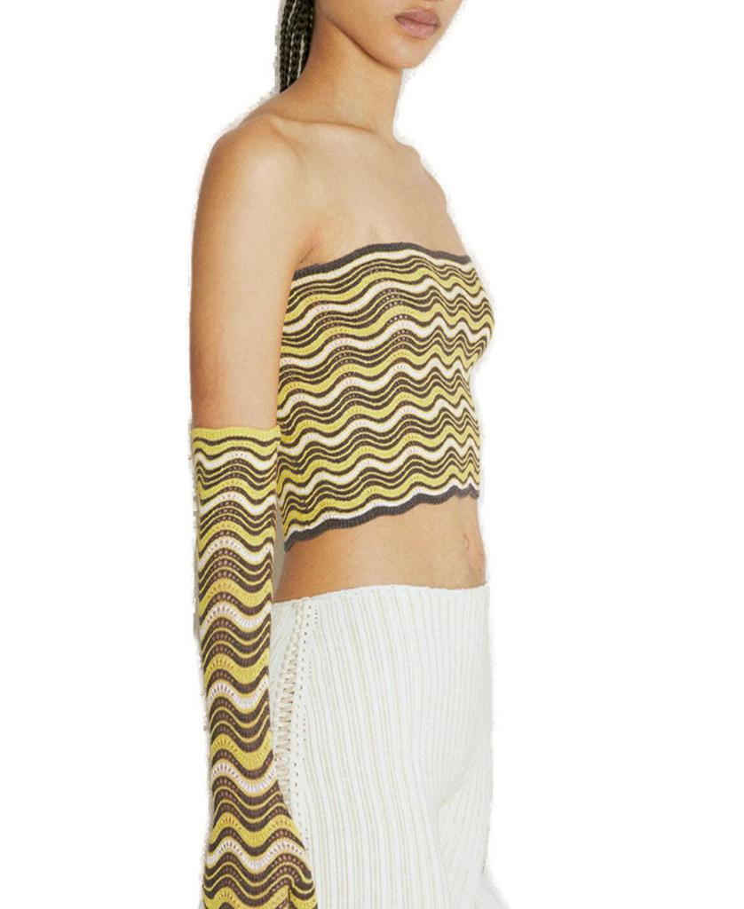 Isa Boulder Isa Boulder Pattern Ribbed Bandeau Top