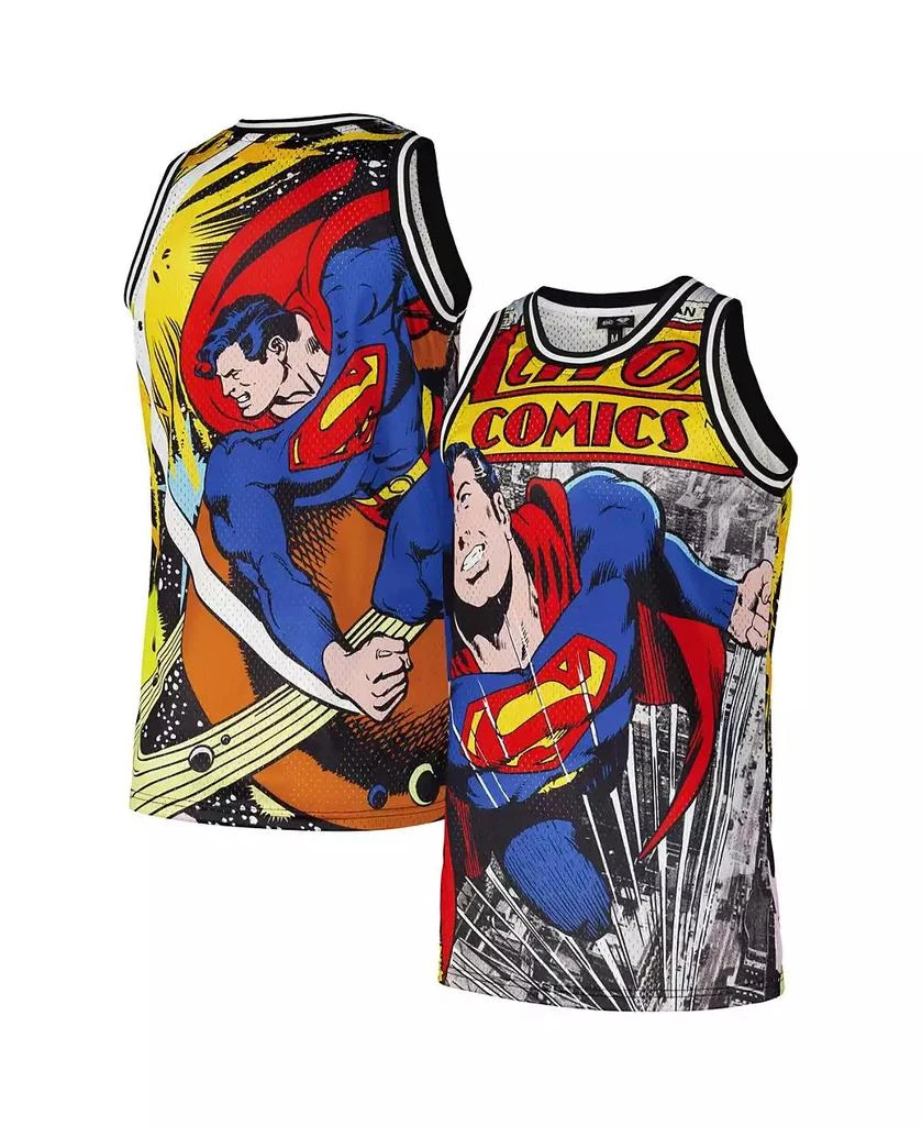 Lids Men's Yellow Superman Graphic Basketball Jersey 1