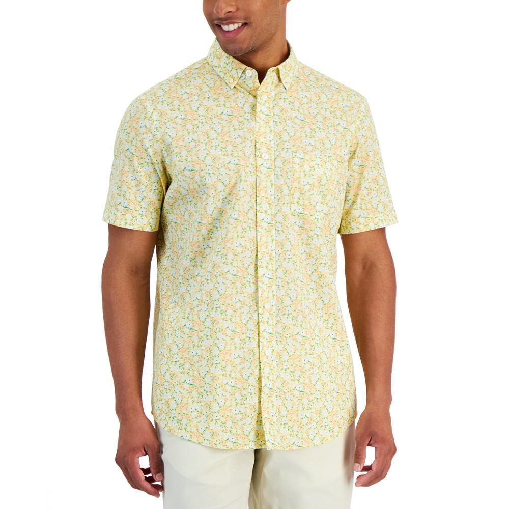 Club Room Men's Udon Floral Poplin Shirt, Created for Macy's