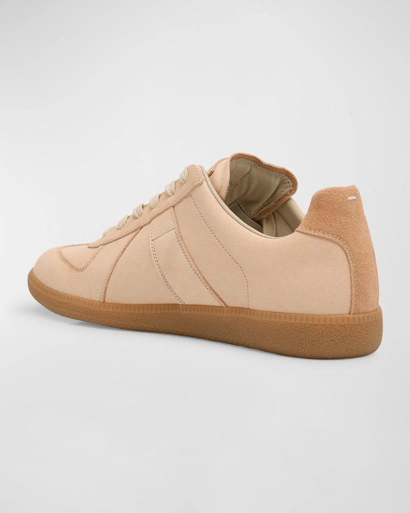 MAISON MARGIELA Men's Replica Leather Low-Top Sneakers 4