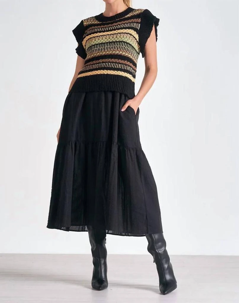 Elan Elan - Crewneck Midi Dress 2