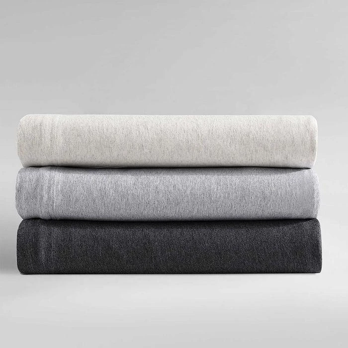 Calvin Klein Modern Cotton Blend Melange Jersey 4 Piece Sheet Set, Queen 8