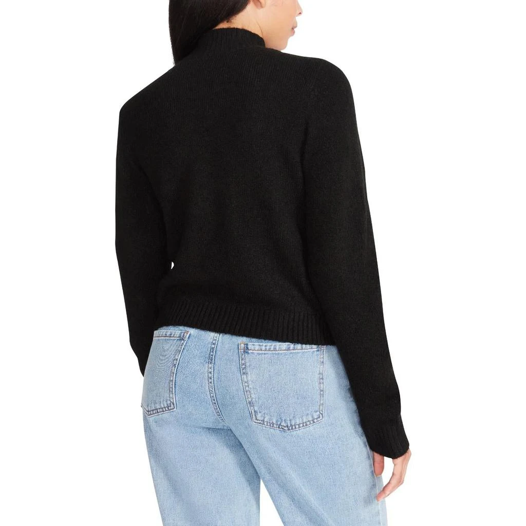 Steve Madden Womens Knit Cut-Out Mock Turtleneck Sweater 3