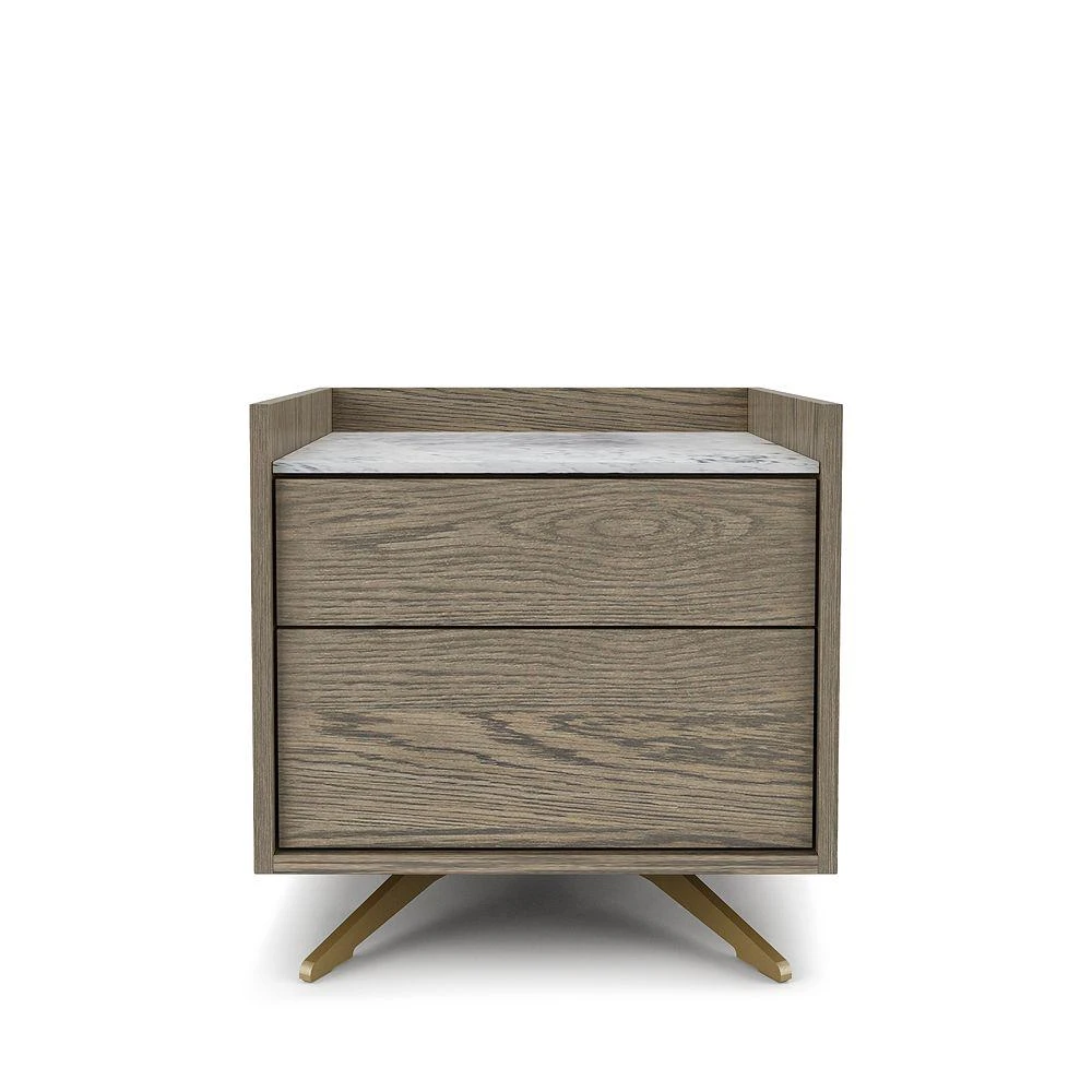 Huppé Memento 2-Drawer Small Nightstand 1