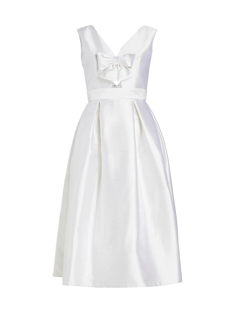 Alexia María Gracie Silk-Wool Midi-Dress 1