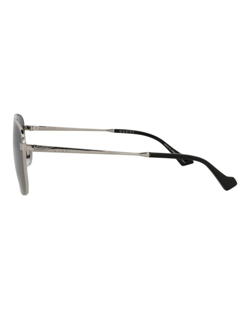 Gucci Aviator-Frame Metal Sunglasses 3
