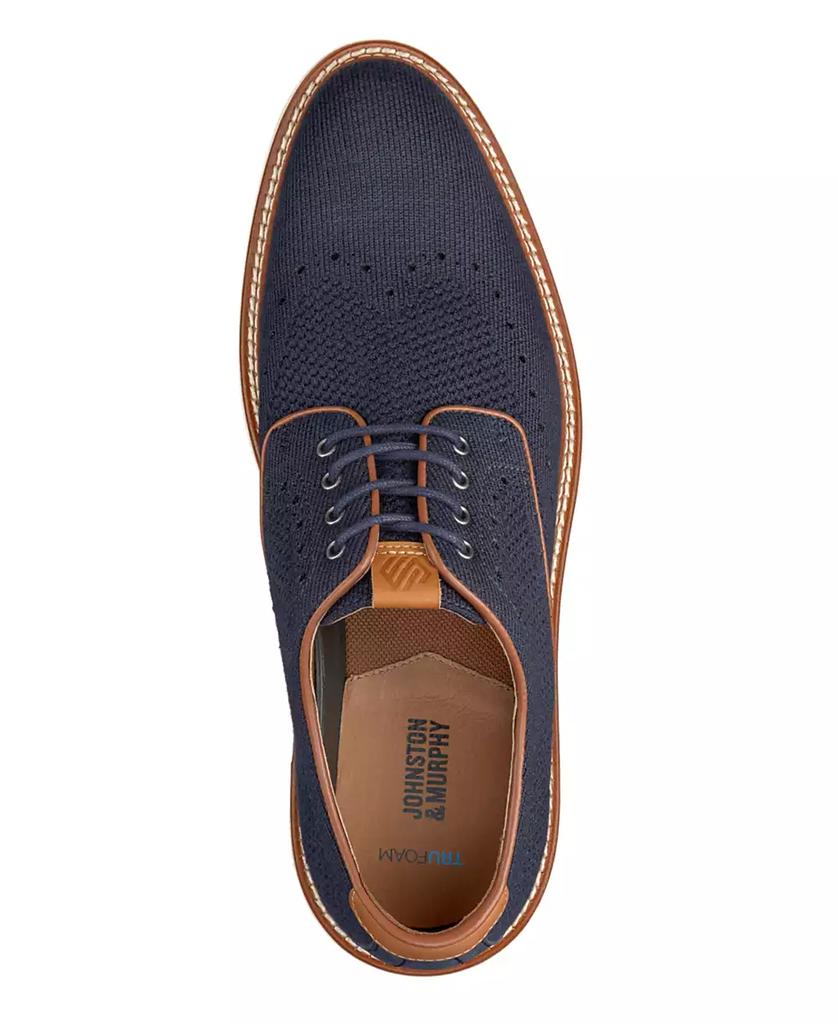 Amazon.com | Johnston & Murphy Men's Duncan Knit Plain Toe