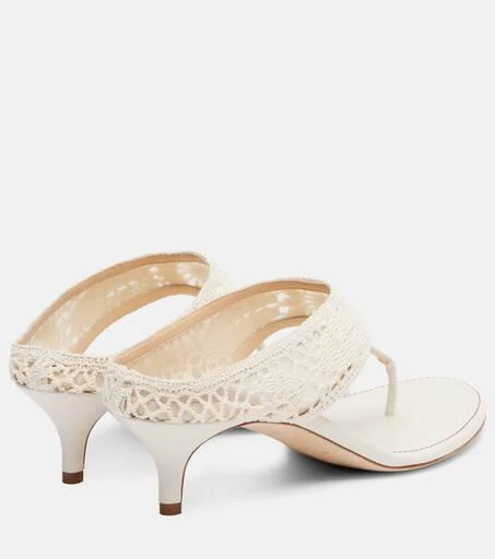 Magda Butrym 45 crochet thong sandals 2
