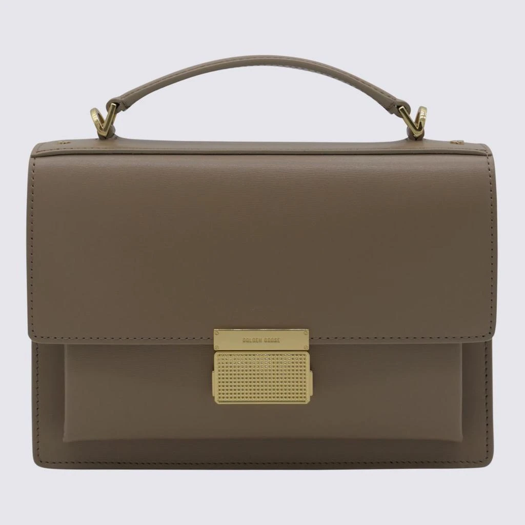 Golden Goose Golden Goose Dark Brown Leather Top Handle Bag 1