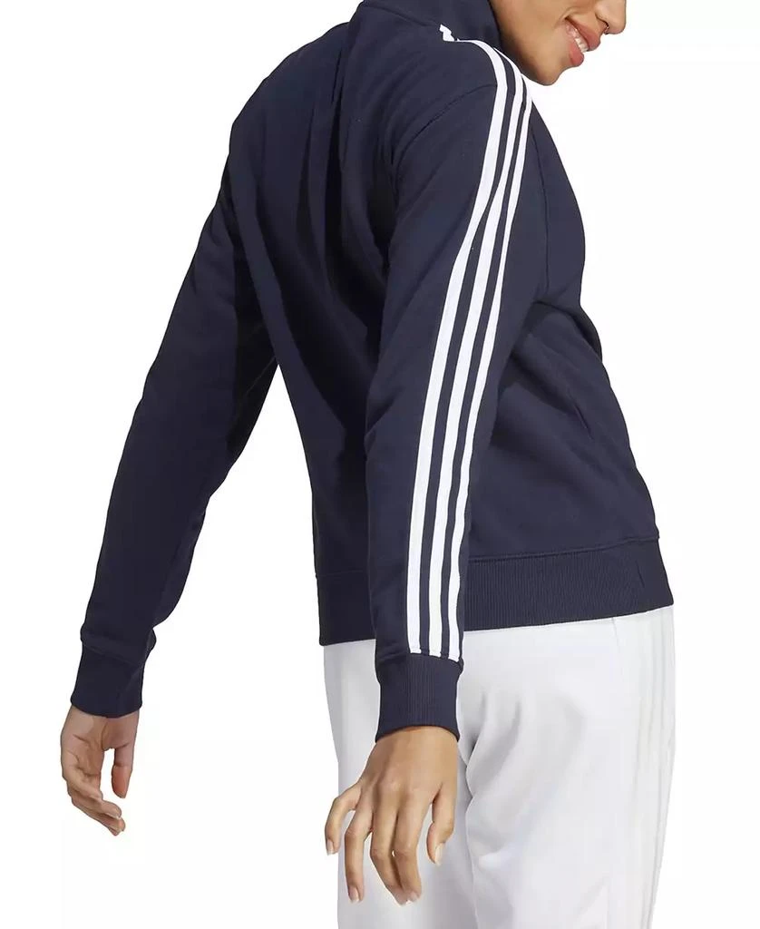 adidas Women's Cotton 3-Stripes Quarter-Zip Sweatshirt 6